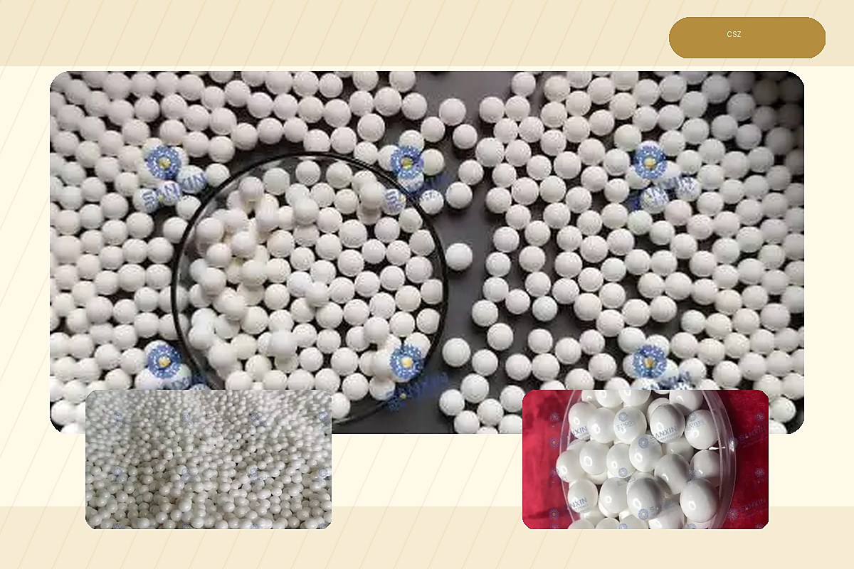 Ceria Stabilized Zirconia Beads for Thermal Spray Powder Dispersion
